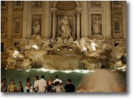 Fotografie Altro - Paesi - Roma: Fontana di Trevi di notte