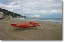 Fotografie Altro - Panorami - The sandy beach of Alassio, in october