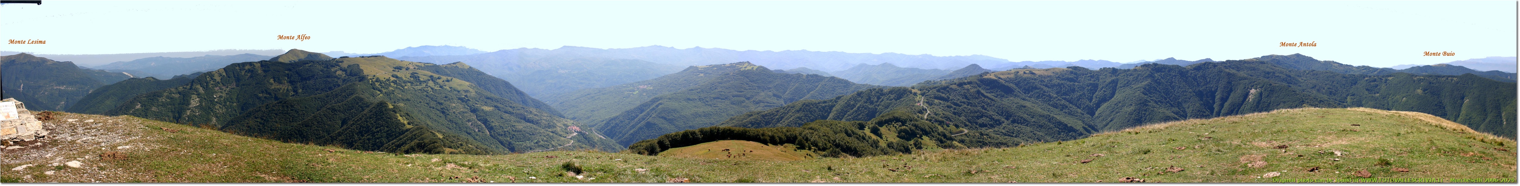Panoramica dal Monte Carmo, da est ad ovest  - Altro - 2006 - Panorami - Estate - Canon EOS 300D