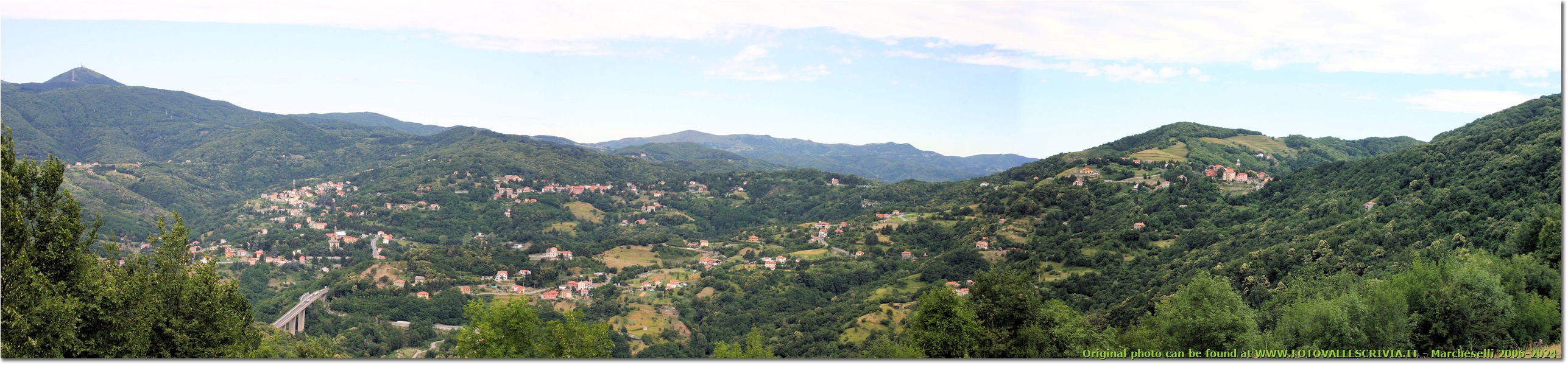 Passo dei Giovi (panorama dal Monte Leco al Santuario della Vittoria) - Altro - 2009 - Panorami - Estate - Canon EOS 300D