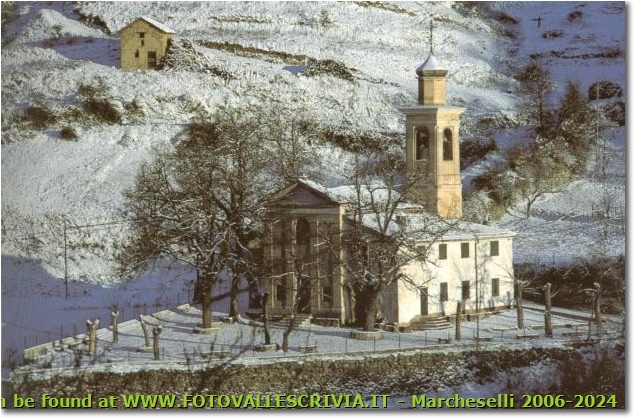 Santuario di Tuscia (Isola del Cantone) - Busalla&Ronco Scrivia - <2001 - Paesi - Inverno - Scanner