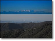 Fotografie Busalla&Ronco Scrivia - Panorami - Alpe Porale: oltre le nebbie e le foschie evidenziate le Alpi dal Cervino a Rosa