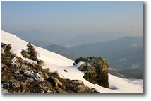 Fotografie Busalla&Ronco Scrivia - Panorami - Alta valle scrivia innevata, dal Monte Alpe di Porale