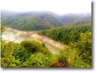 Fotografie Busalla&Ronco Scrivia - Panorami - Il basso livello del lago BusLLETTA IN AUTUNNO
