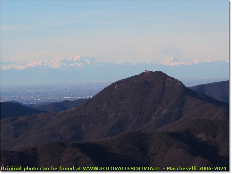 Monte reali e alpi da Monte Maggio - Busalla&Ronco Scrivia - 2019 - Panorami - Inverno - Olympus OM-D E-M10 Mark III