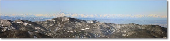 Foto Busalla&Ronco Scrivia - Panorami - Monviso e Alpi occidentali innevati visti dal Monte Alpe