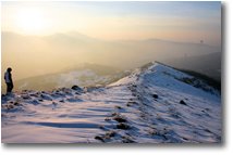 Foto Busalla&Ronco Scrivia - Panorami - Tramonto dall'Alpe di Porale al Monte Tobio