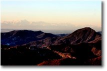 Foto Busalla&Ronco Scrivia - Panorami - Tramonto tra Monte Reale e Monte Rosa