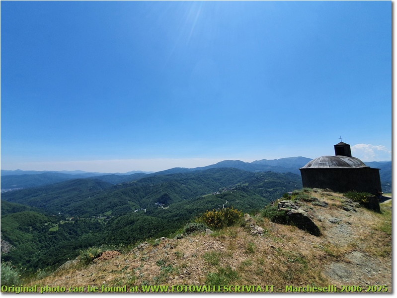 Vista verso Voltaggio e la Pianura dal Monte Reale - Busalla&Ronco Scrivia - 2020 - Panorami - Estate - HTC One/Nokia C7/Samsung S7/S10