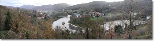 Fotografie Casella - Panorami - Fiume Scrivia in localita Stabbio di Casella