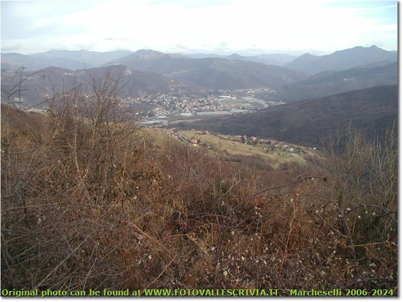 Veduta su Gualdrà e Casella dal M. Vittoria - Casella - 2002 - Panorami - Inverno - Olympus Camedia 3000