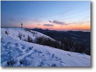 Fotografie Crocefieschi&Vobbia - Panorami - Crinale del Monte Proventino al tramonto, con neve