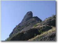Foto Crocefieschi&Vobbia - Panorami - Lo spigolo della ferrata al Monte Reopasso