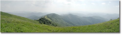 Fotografie Crocefieschi&Vobbia - Panorami - Panorame towards west from M. Buio
