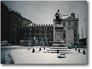 Fotografie Genova - Paesi - Palazzo San Giorgio con neve (1985)