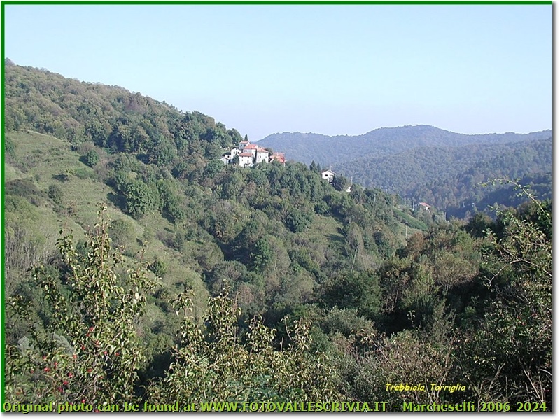 Trebbiola Torriglia alle sorgenti del Fiume Trebbia - Montoggio - 2003 - Panorami - Inverno - Olympus Camedia 3000