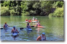 Fotografie Savignone - Altro - Canoisti nel fiume Scrivia