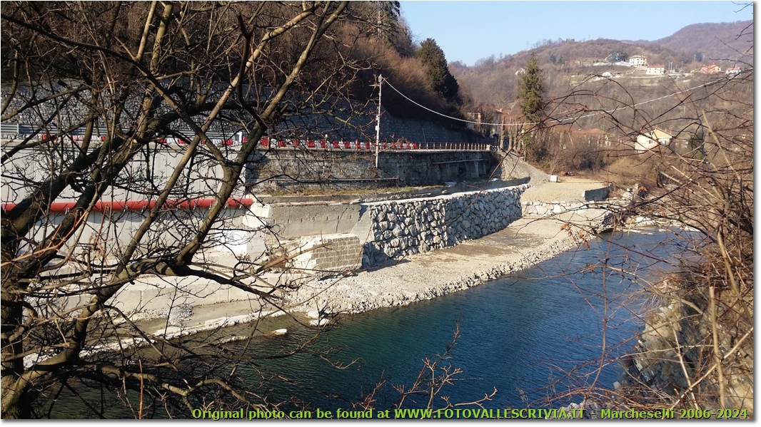 Lavori di consolidamento argine Scrivia, a Ponte di Savignone - Savignone - 2017 - Altro - Inverno - Canon Ixus 980 IS