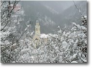 Fotografie Savignone - Boschi - La chiesa di San Bartolomeo sotto la neve