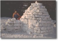Fotografie Savignone - Paesi - Snow and Igloo in Ponte di Savignone