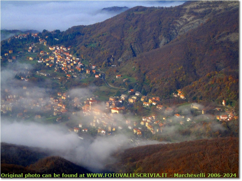 Savignone: Nebbia in diradamento - Savignone - 2010 - Paesi - Inverno - Canon Ixus 980 IS
