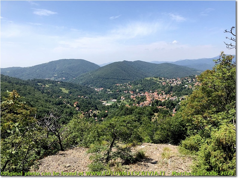 Savignone vista dal crinale di un Monte Carmo - Savignone - 2018 - Paesi - Estate - HTC One S Nokia C7-00 (o altro cell)