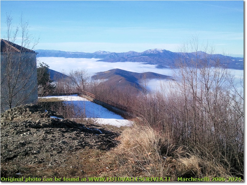 Dal Monte Maggio verso ponente - Savignone - 2013 - Panorami - Inverno - Canon Ixus 980 IS