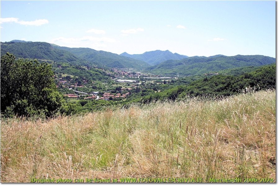 La Valle Scrivia a Casella - Savignone - 2007 - Panorami - Estate - Canon EOS 300D