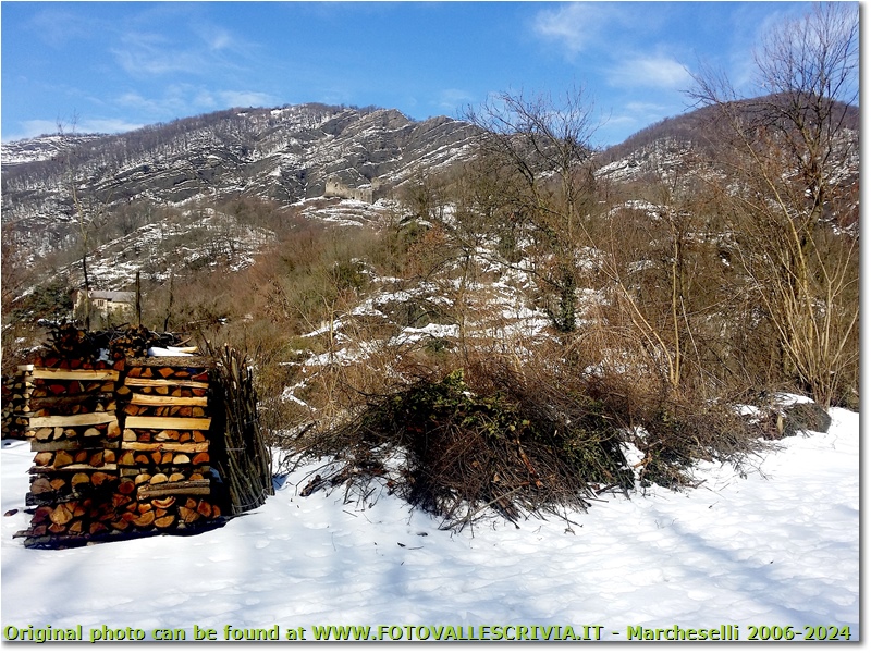 Neve di Marzo: Monte Pianetto - Savignone - 2018 - Panorami - Inverno - HTC One S Nokia C7-00 (o altro cell)