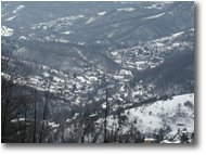 Fotografie Savignone - Panorami - Ponte di Savignone e Besolagno innevati