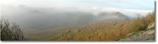 Fotografie Savignone - Panorami - Prime nebbie