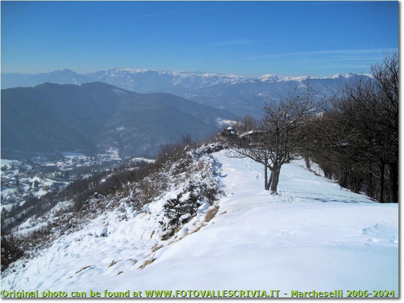 Salendo al Monte Pianetto - Savignone - 2012 - Panorami - Inverno - Canon Ixus 980 IS