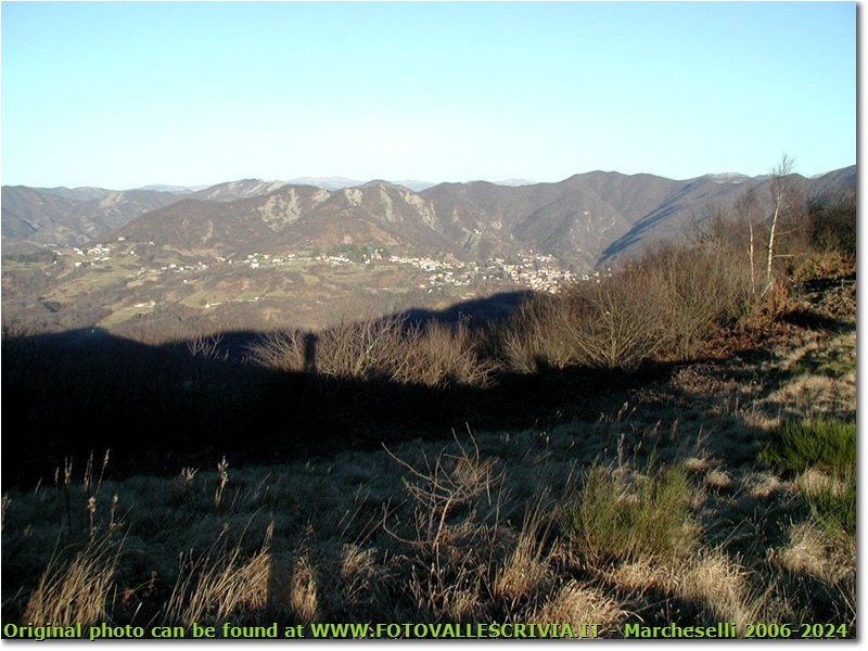 Savignone dal M. Cappellino - Savignone - 2002 - Panorami - Inverno - Olympus Camedia 3000