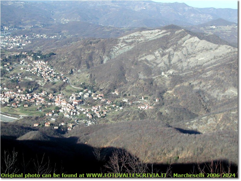 Savignone dal M. Maggio ad inizio inverno - Savignone - 2002 - Panorami - Inverno - Olympus Camedia 3000