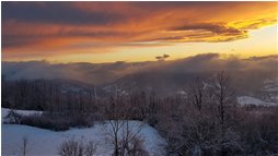  Tramonto: rosso di sera neve si spera (?) - Savignone - 2018 - Panorami - Inverno - Voto: Non  - Last Visit: 27/9/2023 6.55.31 