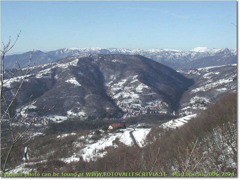 Ultima neve - Savignone - 2006 - Panorami - Inverno - Olympus Camedia 3000