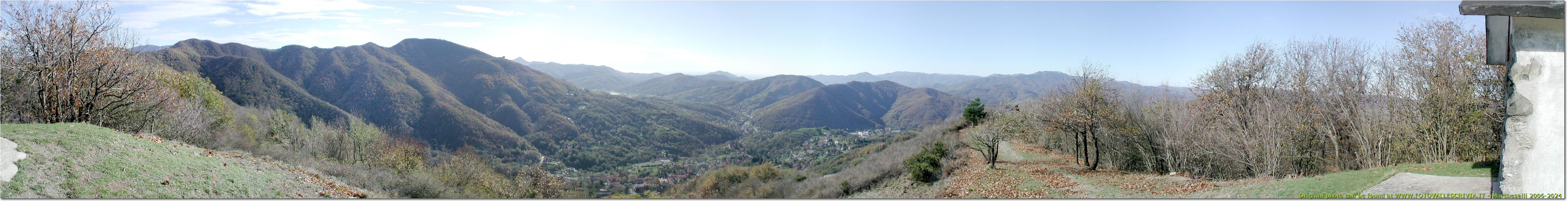 Valle Scrivia dal M. Pianetto - Savignone - 2005 - Panorami - Inverno - Olympus Camedia 3000
