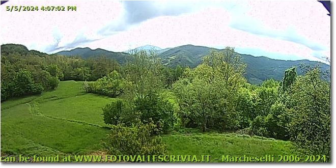 Webcam Live Savignone - Montemaggio verso Casella, Orero, Forti di Genova,  Santuario Madonna Guardia, Mar Ligure. Aggiornata ogni 10 minuti - Savignone - 2017 - Panorami - Foto varie - Webcam
